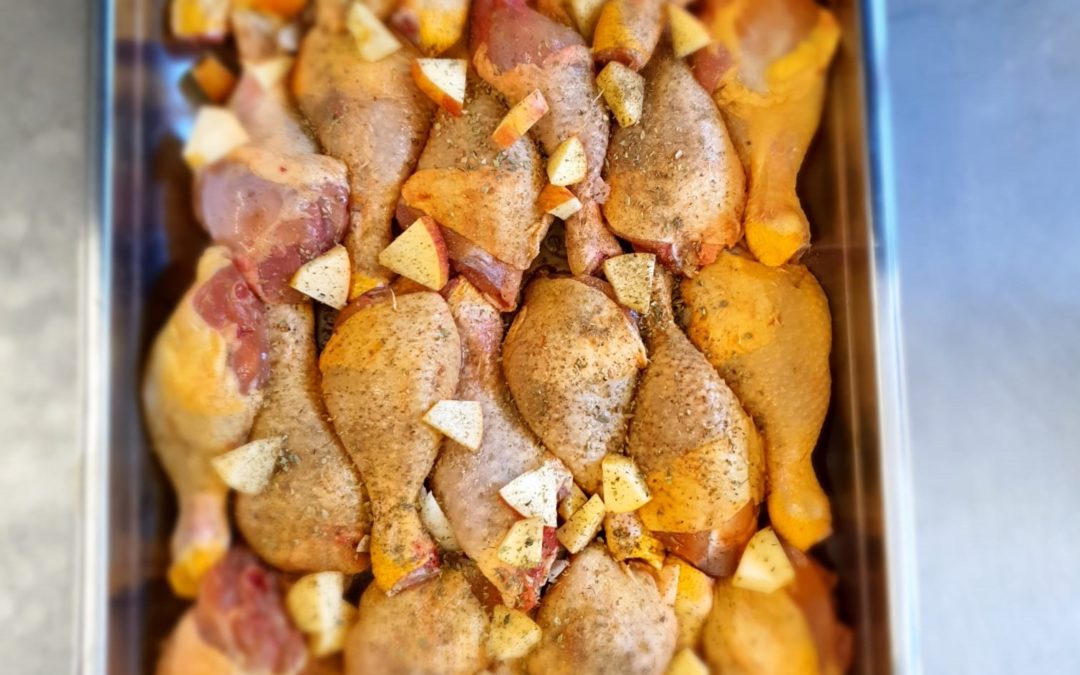 Cocinando pollo de calidad proveniente de granjas catalanas