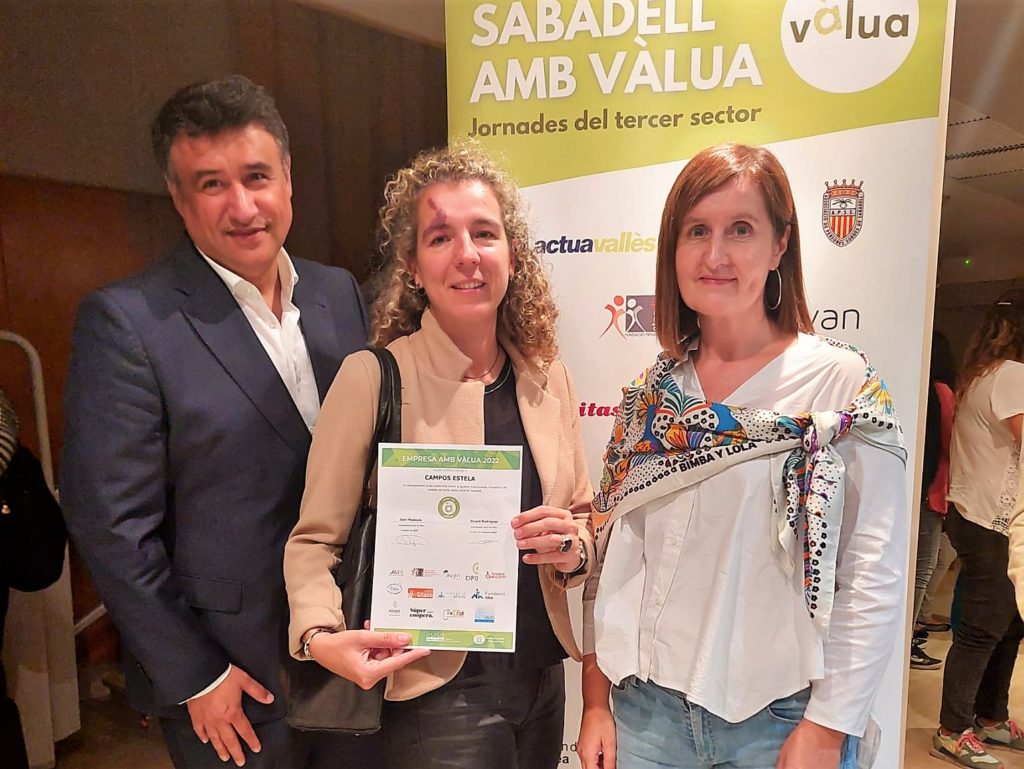Campos Estela, reconeguda com a “Empresa amb Vàlua 2022”